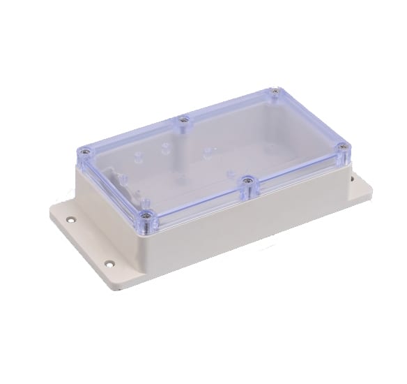 Weatherproof Enclosure 158x95x45mm IP65 NEMA 4 ABS - Transparent Lid